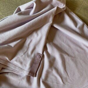 Lululemon Vinyasa Scarf (White/Soft Pink Stripe color)